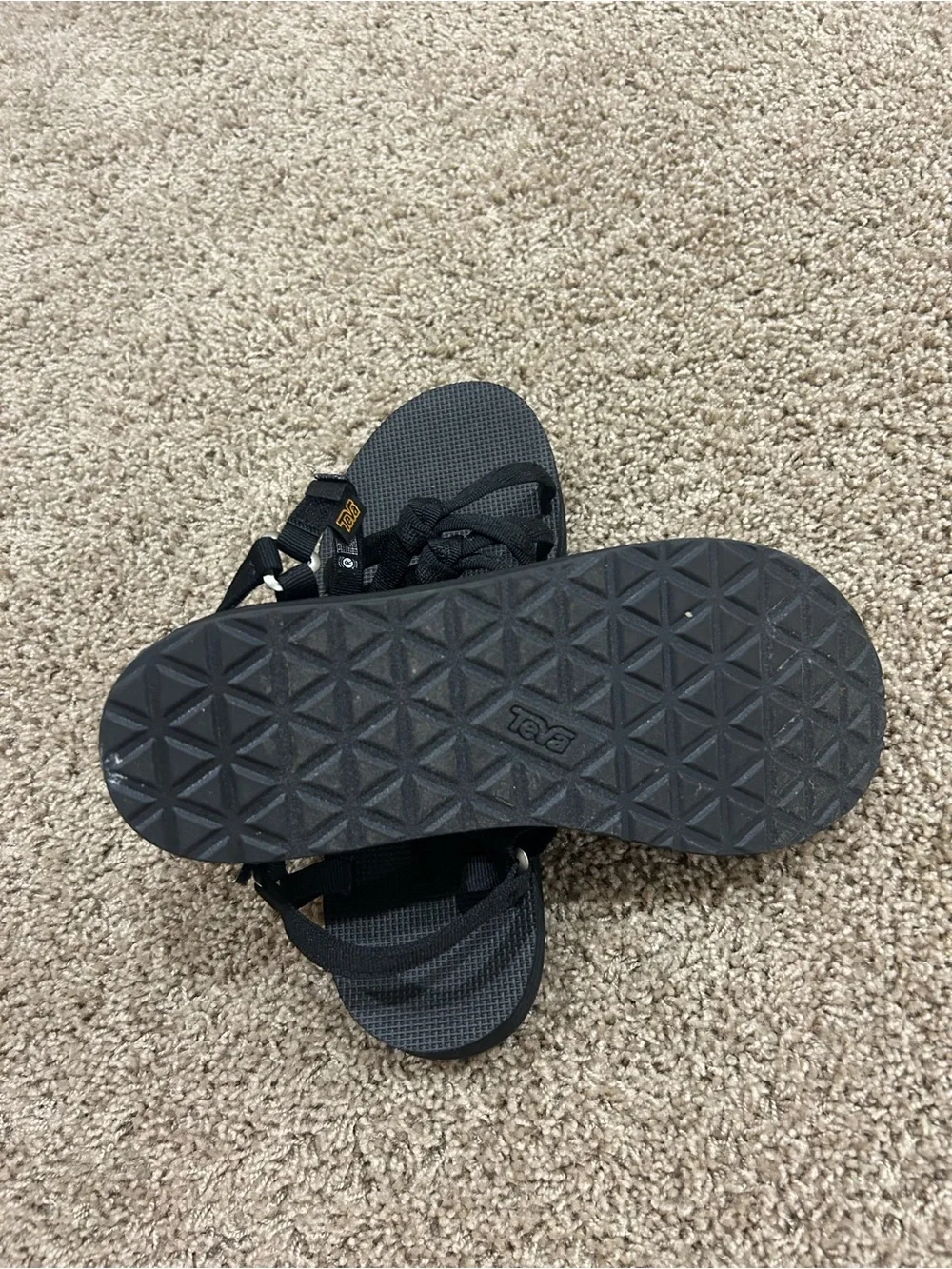 Teva Women's Black Strappy Outdoor Sandals